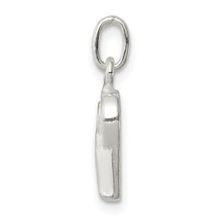 Sterling Silver 925 Polished Awareness Charm Elegant, High-Quality Design