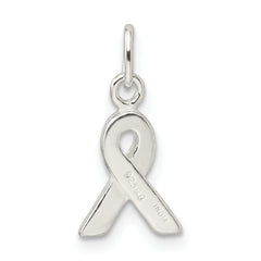 Sterling Silver 925 Polished Awareness Charm Elegant, High-Quality Design
