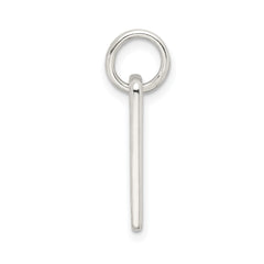 Sterling Silver 925 Courage/Survivor Reversible Charm Polished Jewelry