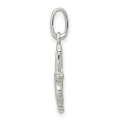 Sterling Silver 925 Butterfly Pendant with Polished Finish Elegant Charm