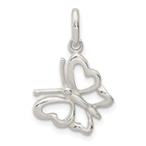 Sterling Silver Polished Butterfly Charm
