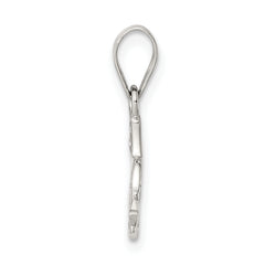 Sophia Jewelers Sterling Silver Polished Bunny Pendant Rhodium-Plated