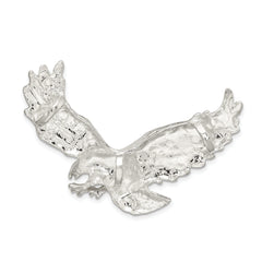 Sterling Silver 925 Men's Eagle Pendant with Anti-Tarnish Finish