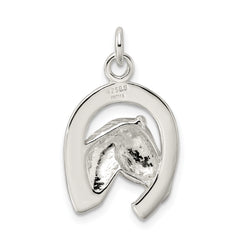 Sophia Jewelers 925 Sterling Silver Horse Pendant with Polished Finish