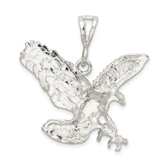 Sterling Silver 925 Men's Eagle Charm with Anti-Tarnish Finish