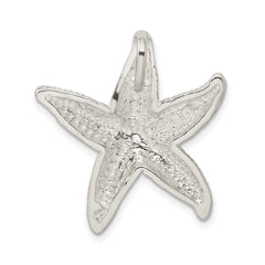 Sterling Silver Starfish Pendant with Polished Anti-Tarnish Finish