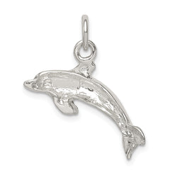 Sophia Jewelers 925 Sterling Silver Polished Dolphin Pendant with Anti-Tarnish Finish