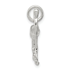 Sterling Silver 925 Flamingo Charm with Anti-Tarnish Coating