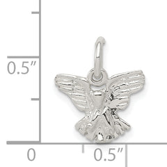 Sterling Silver 925 Eagle Charm with Anti-Tarnish Finish