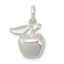 Sterling Silver Polished Apple Pendant