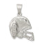 Football & Helmet Pendant in Sterling Silver, 28mm - Sophia Jewelers