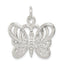 Butterfly Charm in Sterling Silver, 25mm - Sophia Jewelers