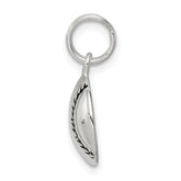 Sophia Jewelers Sterling Silver 925 Enamel Baseball Pendant with Polished Finish