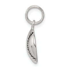 Sophia Jewelers Sterling Silver 925 Enamel Baseball Pendant with Polished Finish