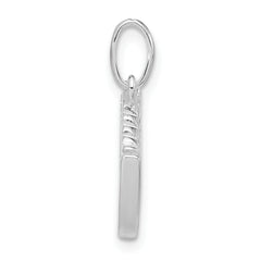 Sterling Silver 925 Ice Skate Charm Polished Unisex Pendant