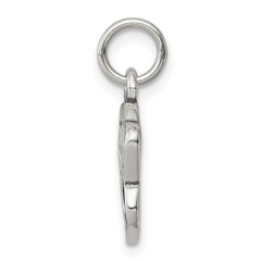 Sterling Silver 925 Polished Paw Pendant with Antique Finish