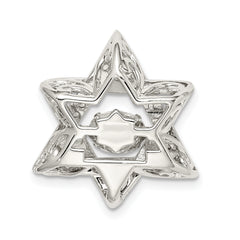 Sterling Silver CZ Star of David Pendant by Sophia Jewelers