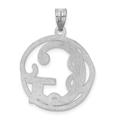 Sophia Jewelers Sterling Silver Rhodium-Plated Initial G Charm Unisex Polished