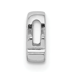 Sophia Jewelers Solid 925 Sterling Silver Rhodium-Plated Ampersand Charm