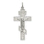 Sterling Silver Polished Eastern Orthodox Cross Pendant