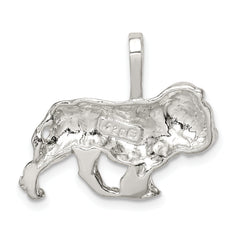 Sterling Silver 925 Lion Charm with Polished Anti-Tarnish Finish