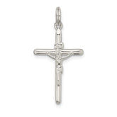 Sterling Silver Polished INRI Crucifix Charm