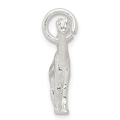 Sophia Jewelers 925 Sterling Silver 3D Giraffe Charm with Polished Finish