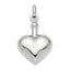 Sterling Silver RH-plated Polished Screw Top Ash Holder Pendant