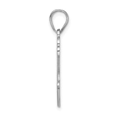 Sophia Jewelers Sterling Silver Autism Heart Pendant with Rhodium Enamel