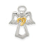 Sterling Silver & Gold tone Angel Chain Slide
