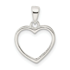 Sterling Silver Enamel LOVE YOU MOM Heart Pendant