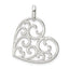 Sterling Silver Filigree Heart Pendant