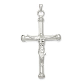 Sterling Silver Polished Crucifix Pendant