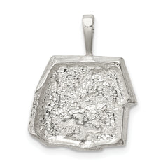 Sophia Jewelers Sterling Silver 925 House Charm with Polished Anti-Tarnish Finish
