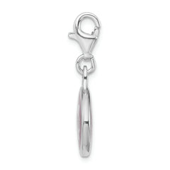 Sterling Silver 925 Mississippi State University Enamel Charm with Lobster Clasp