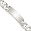 Link Plate ID Bracelet in Sterling Silver, 14mm Engravable, 8.5 Inch - Sophia Jewelers