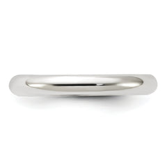 Sterling Silver 3mm Comfort Fit Size 4 Band