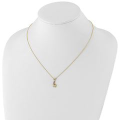 Cheryl Sterling Silver Gold-Plated CZ Giraffe Necklace Elegant Gift Ready Design