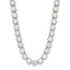 Cheryl M Sterling Silver Rhodium-plated Brilliant-cut CZ 18 Inch Necklace