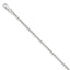 Sterling Silver 1.85mm Diamond-cut Rope Chain