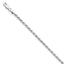 Sterling Silver 2.5mm Diamond-cut Rope Chain