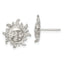 Sterling Silver Sun Mini Earrings