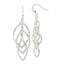 Sterling Silver Polished & Twisted Dangle Earrings