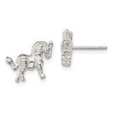 Sterling Silver Horse Mini Earrings
