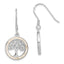 Mother of Pearl Tree of Life Dangle Earrings in Sterling Silver - Sophia Jewelers