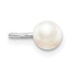 Sterling Silver Rhodium-plated FWC Pearl Pair of Cuff Earrings
