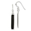 Onyx Bar Dangle Earrings in Sterling Silver, 4x21.5mm - Sophia Jewelers