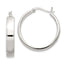 Hoop Earrings in Sterling Silver, 5x27mm - Sophia Jewelers