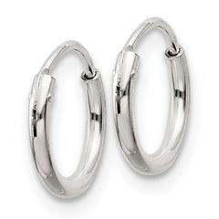 Sterling Silver 1.3mm Hoop Earrings
