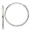Sterling Silver 1.3mm Hoop Earrings